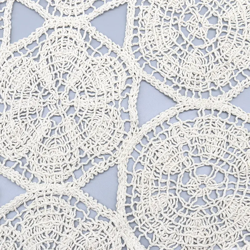 Hot Selling Three Dimensional Rope Fashion Hollow Out Fabric For Summer Garment11