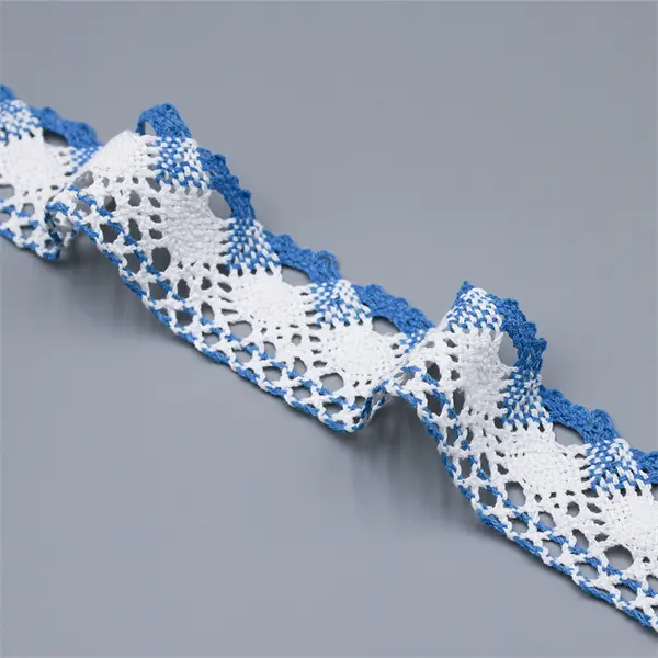Hot Sale Border Lace Polyester Cotton Trim Skin-Friendly Embroidery Crochet Lace Trim For Clothing4