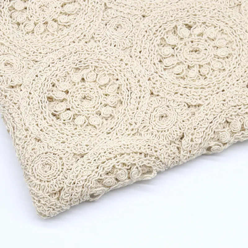 Hot Selling Three Dimensional Rope Fashion Hollow Out Fabric For Summer Garment4