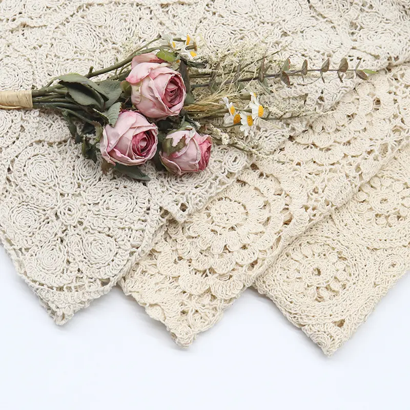 Premium Rope Embroidered Cotton Fabric – Soft, Textured & Customizable