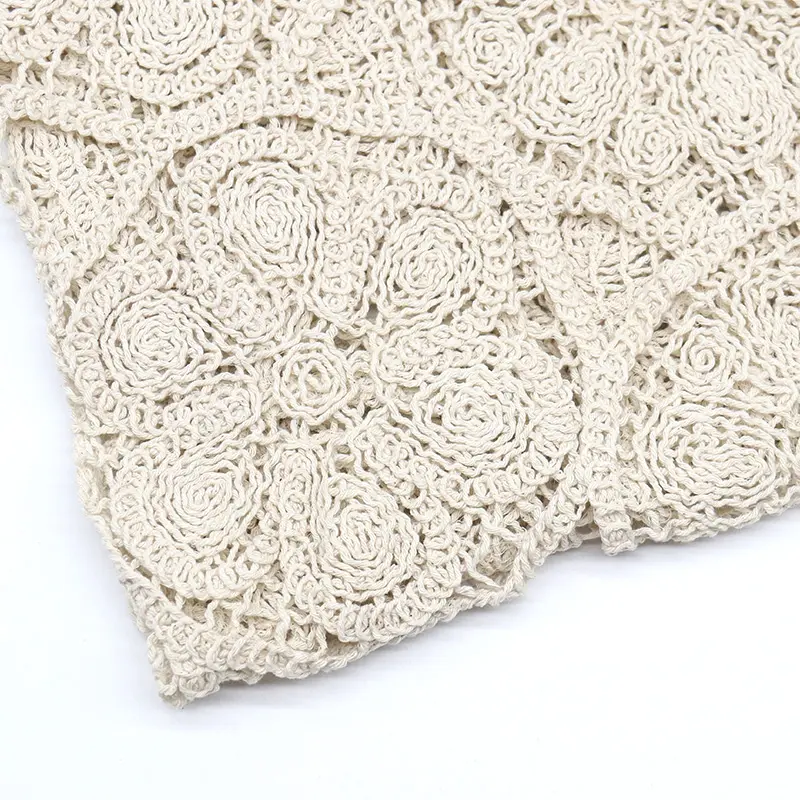 Hot Selling Three Dimensional Rope Fashion Hollow Out Fabric For Summer Garment9