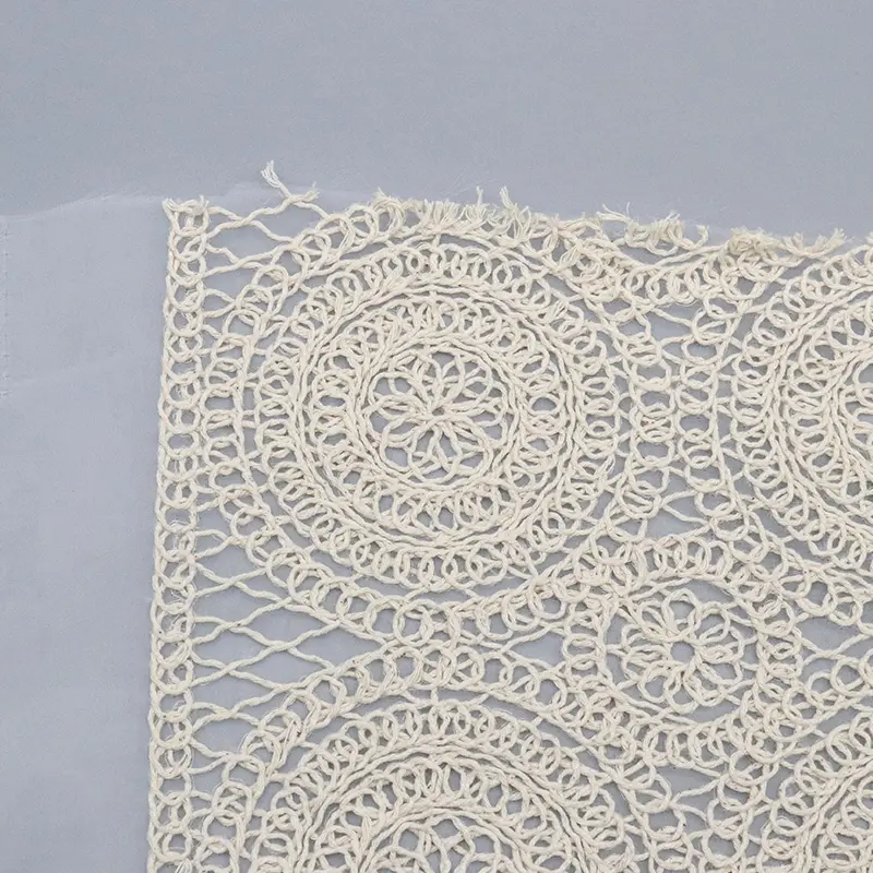 Hot selling polyester cotton guipure lace fabric embroidery geometry luxury lace fabric for clothing3.jpg
